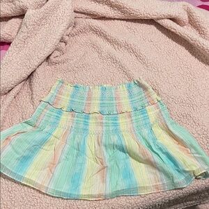 Love Shack Fancy Camila Skirt Multi Horizontal Size Medium Skirt